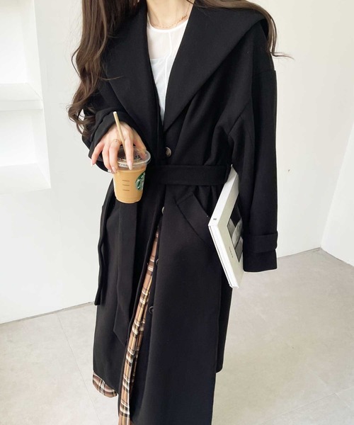marka ロングコート SENSE OF PLACE｜スタンドカラーロングコート | Rakuten Fashion
