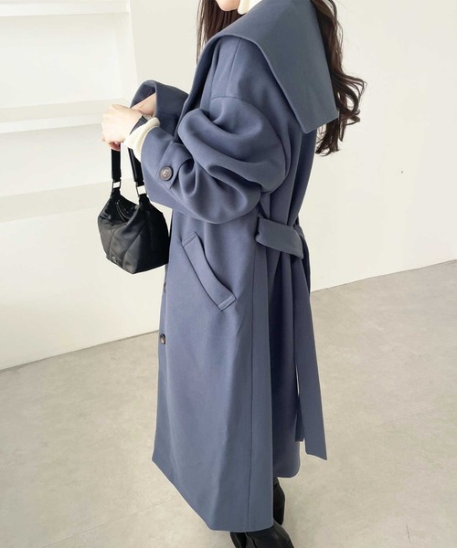 marka ロングコート SENSE OF PLACE｜スタンドカラーロングコート | Rakuten Fashion