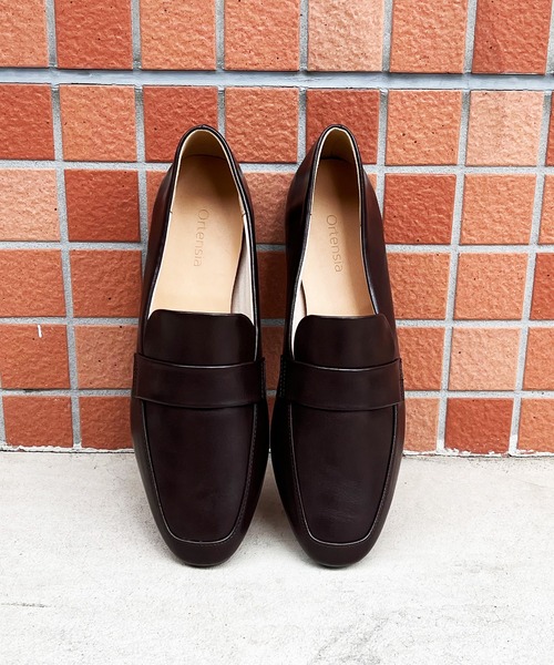Ortensia(オルテンシア)の「Ortensia オルテンシア ソフトフラットローファー(防水仕様)(ローファー・レディース・ブラウン/ブラック系その他/シルバー/ブラック・25.5cm/23.0cm/23.5cm/25.0cm/24.0cm/22.5cm/24.5cm/22.0cm)」の10枚目の写真