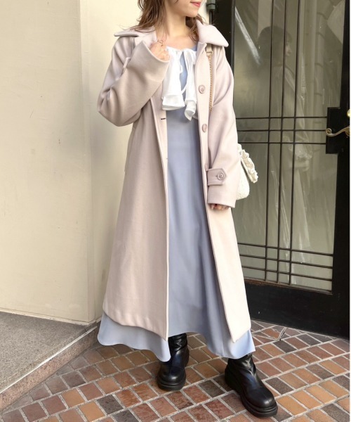 OLIVE des OLIVE（オリーブデオリーブ）の「ラッフルボレロ付きフレアワンピース（ワンピース・レディース・ブルー/ブラック・FREE）」の14枚目の写真