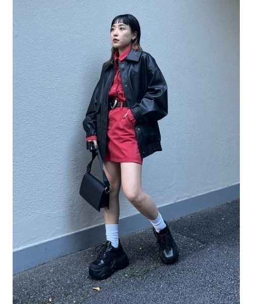 SLY スライデニムセットアップ　ジャケット　スカート セール】【LIMITED DENIM LINE】DENIM S/SK-AB デニム ショート