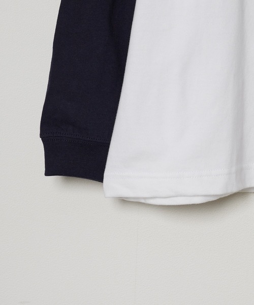 ROOPTOKYO（ループトウキョウ）の「【UNITED ATHLE】ラグラン ロングスリーブ Tシャツ（Tシャツ/カットソー・メンズ・ホワイト×グリーン/ホワイト×ブラック/ホワイト×ネイビー/ホワイト系その他・M/XL/L）」の18枚目の写真