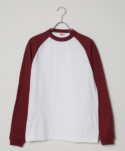 ROOPTOKYO（ループトウキョウ）の「【UNITED ATHLE】ラグラン ロングスリーブ Tシャツ（Tシャツ/カットソー・メンズ・ホワイト×グリーン/ホワイト×ブラック/ホワイト×ネイビー/ホワイト系その他・M/XL/L）」の21枚目の写真