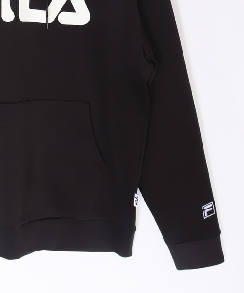 FILA(フィラ)の「FILA とろみポンチ ロゴ プルオーバーパーカー(パーカー・メンズ・グリーン/ブルー/ネイビー/ブラック・L/M/LL)」の7枚目の写真