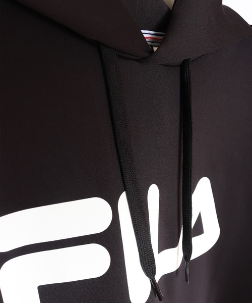 FILA(フィラ)の「FILA とろみポンチ ロゴ プルオーバーパーカー(パーカー・メンズ・グリーン/ブルー/ネイビー/ブラック・L/M/LL)」の8枚目の写真