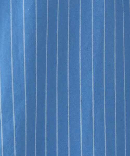 A part by（アパートバイ）の「【袖口2WAY仕様】ストライプ/ムジビッグシャツ（シャツ/ブラウス・レディース・ブラック/オフホワイト/ライトイエロー/ブルー・FREE）」の21枚目の写真