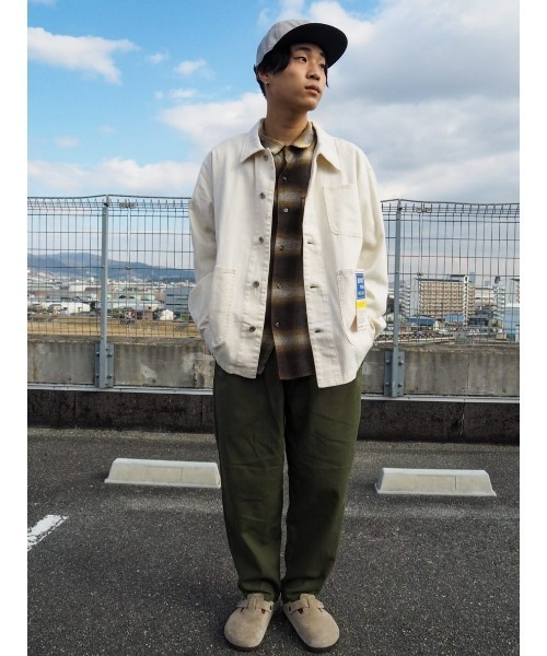 BACK NUMBER（バックナンバー）の「【BACK NUMBER】カバーオール（カバーオール・メンズ・オフホワイト・M/L/XL）」の16枚目の写真
