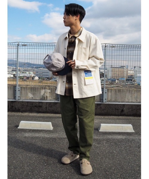 BACK NUMBER（バックナンバー）の「【BACK NUMBER】カバーオール（カバーオール・メンズ・オフホワイト・M/L/XL）」の17枚目の写真