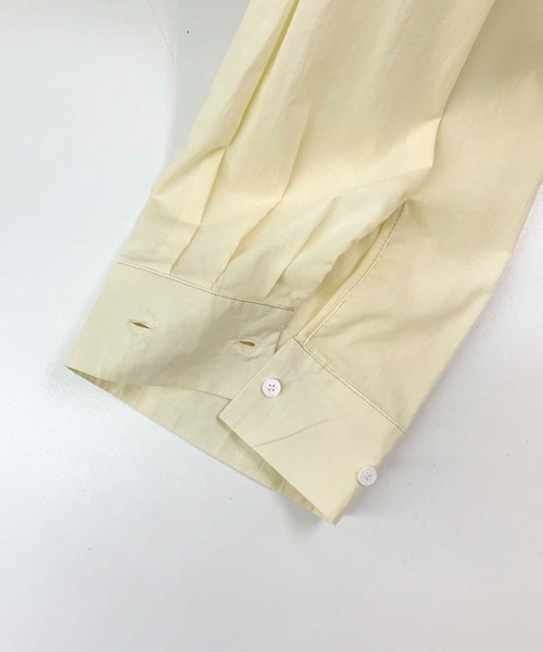 HER CLOSET（ハークローゼット）の「【shemoshelly】WEB限定デザインワイドスリーブビッグシャツ（シャツ/ブラウス・レディース・ブラック/ホワイト/ブルー/ライトイエロー・M）」の17枚目の写真