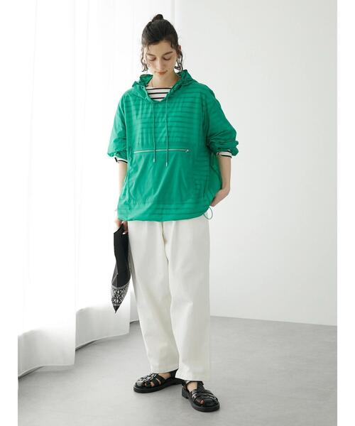 CRAFT STANDARD BOUTIQUE(クラフトスタンダードブティック)の「アノラックパーカー(パーカー・レディース・グリーン/ブルー/ベージュ・FREE)」の15枚目の写真