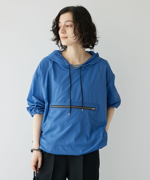 CRAFT STANDARD BOUTIQUE(クラフトスタンダードブティック)の「アノラックパーカー(パーカー・レディース・グリーン/ブルー/ベージュ・FREE)」の3枚目の写真