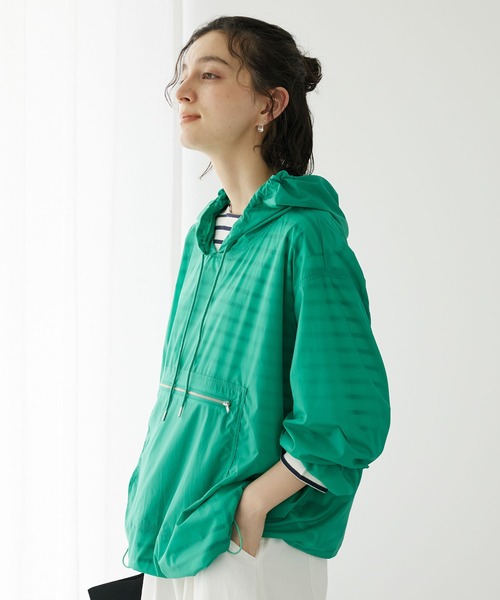 CRAFT STANDARD BOUTIQUE(クラフトスタンダードブティック)の「アノラックパーカー(パーカー・レディース・グリーン/ブルー/ベージュ・FREE)」の2枚目の写真