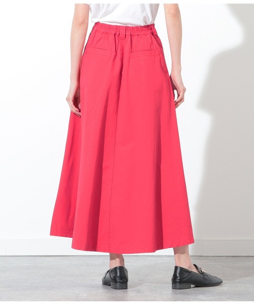 Settimissimo（セッティミッシモ）の「チノフレアロングスカート（スカート・レディース・レッド/ベージュ・FREE）」の13枚目の写真