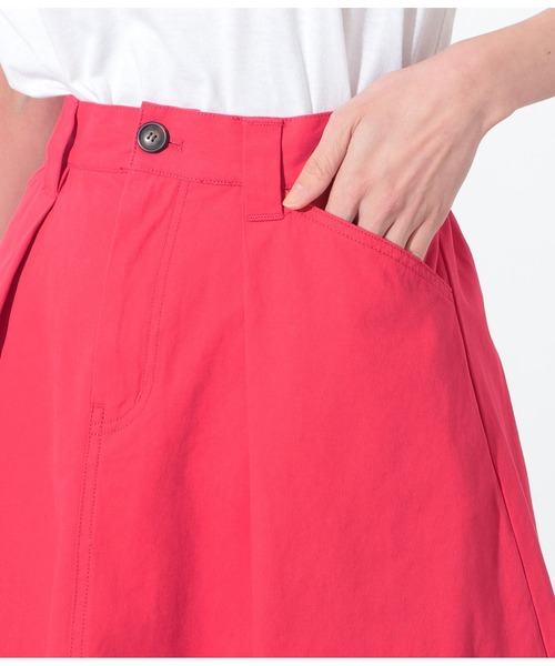Settimissimo（セッティミッシモ）の「チノフレアロングスカート（スカート・レディース・レッド/ベージュ・FREE）」の11枚目の写真