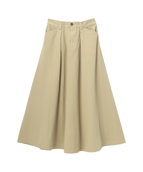 Settimissimo（セッティミッシモ）の「チノフレアロングスカート（スカート・レディース・レッド/ベージュ・FREE）」の14枚目の写真