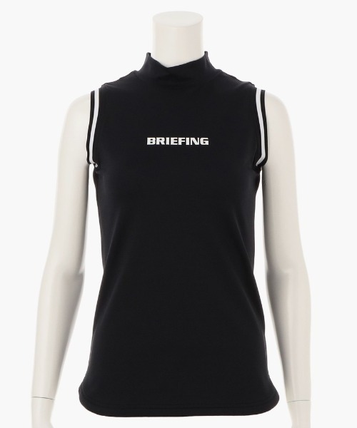 BRIEFING（ブリーフィング）の「【ブリーフィングゴルフ】WOMENS TOUR NO SLEEVE HIGH NECK（ポロシャツ・レディース・パープル/グレー/ブラック/オリーブ/ホワイト/ネイビー・M/S）」の4枚目の写真