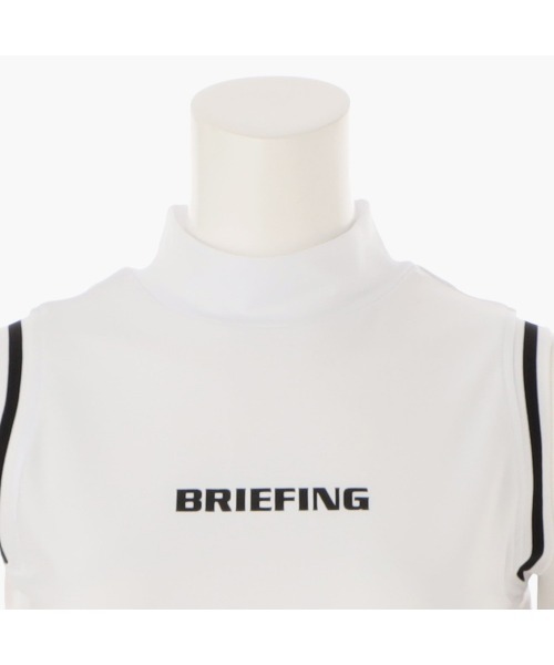 BRIEFING（ブリーフィング）の「【ブリーフィングゴルフ】WOMENS TOUR NO SLEEVE HIGH NECK（ポロシャツ・レディース・パープル/グレー/ブラック/オリーブ/ホワイト/ネイビー・M/S）」の9枚目の写真
