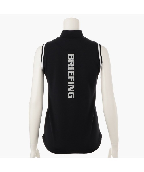 BRIEFING（ブリーフィング）の「【ブリーフィングゴルフ】WOMENS TOUR NO SLEEVE HIGH NECK（ポロシャツ・レディース・パープル/グレー/ブラック/オリーブ/ホワイト/ネイビー・M/S）」の14枚目の写真