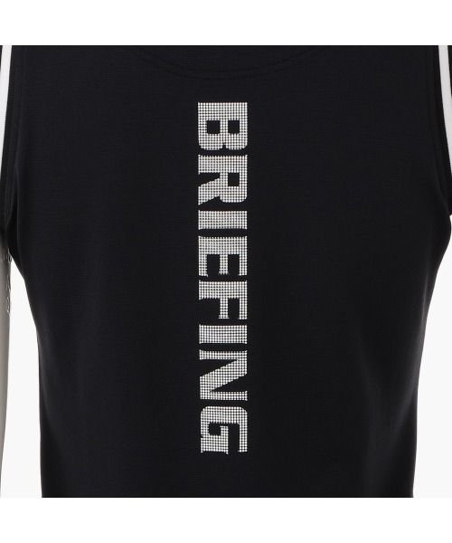 BRIEFING（ブリーフィング）の「【ブリーフィングゴルフ】WOMENS TOUR NO SLEEVE HIGH NECK（ポロシャツ・レディース・パープル/グレー/ブラック/オリーブ/ホワイト/ネイビー・M/S）」の15枚目の写真