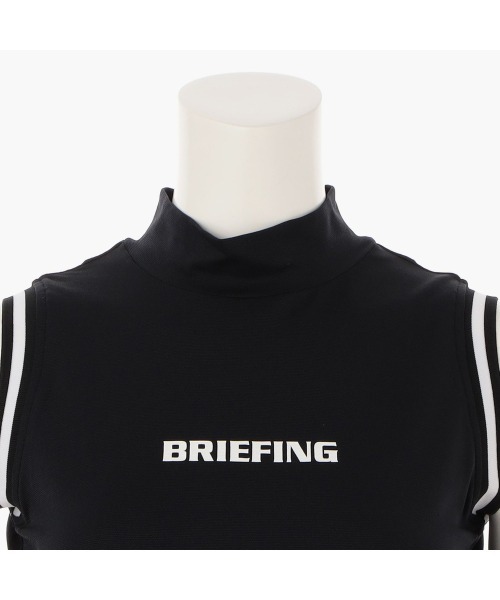 BRIEFING（ブリーフィング）の「【ブリーフィングゴルフ】WOMENS TOUR NO SLEEVE HIGH NECK（ポロシャツ・レディース・パープル/グレー/ブラック/オリーブ/ホワイト/ネイビー・M/S）」の16枚目の写真