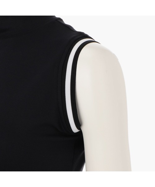 BRIEFING（ブリーフィング）の「【ブリーフィングゴルフ】WOMENS TOUR NO SLEEVE HIGH NECK（ポロシャツ・レディース・パープル/グレー/ブラック/オリーブ/ホワイト/ネイビー・M/S）」の18枚目の写真