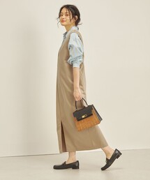 Marisol別注】TICCA Vネックジャンパースカート