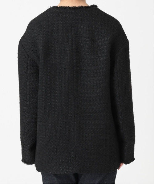 JOURNAL STANDARD(ジャーナルスタンダード)の「■■■《追加4》ツイードジャケット(ノーカラージャケット・レディース・ブラック・FREE)」の21枚目の写真