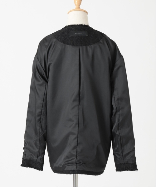 JOURNAL STANDARD(ジャーナルスタンダード)の「■■■《追加4》ツイードジャケット(ノーカラージャケット・レディース・ブラック・FREE)」の12枚目の写真