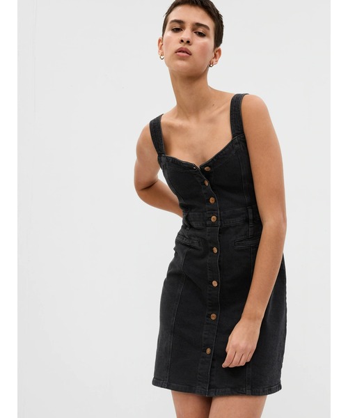 入荷now 口コミ GAP（ギャップ）の「ウォッシュウェル フロントボタン ワンピース