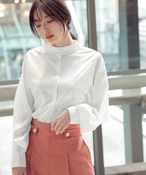 Andemiu(アンデミュウ)の「2WAYイソザイカット188364(Tシャツ/カットソー・レディース・ブラック/オフホワイト/ベージュ/ピンク・FREE)」の5枚目の写真