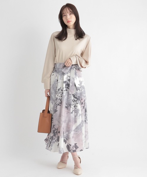 Andemiu(アンデミュウ)の「2WAYイソザイカット188364(Tシャツ/カットソー・レディース・ブラック/オフホワイト/ベージュ/ピンク・FREE)」の9枚目の写真