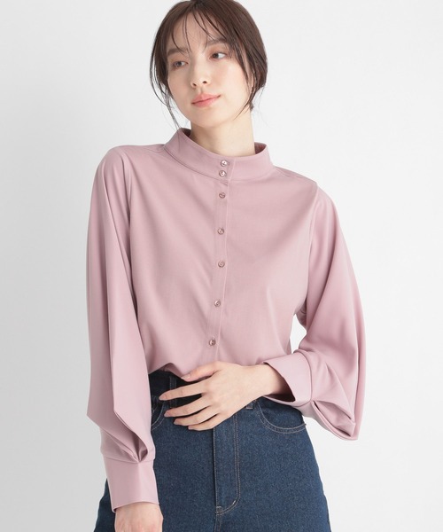 Andemiu(アンデミュウ)の「2WAYイソザイカット188364(Tシャツ/カットソー・レディース・ブラック/オフホワイト/ベージュ/ピンク・FREE)」の11枚目の写真