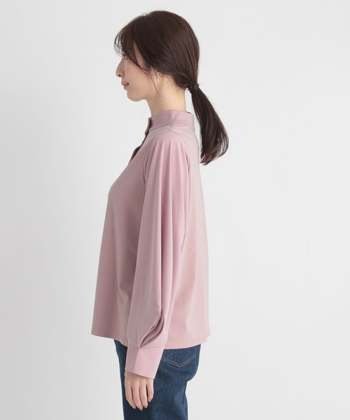 Andemiu(アンデミュウ)の「2WAYイソザイカット188364(Tシャツ/カットソー・レディース・ブラック/オフホワイト/ベージュ/ピンク・FREE)」の14枚目の写真