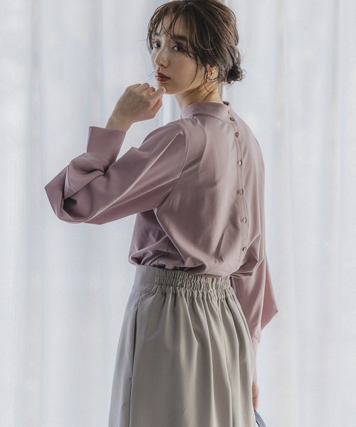 Andemiu(アンデミュウ)の「2WAYイソザイカット188364(Tシャツ/カットソー・レディース・ブラック/オフホワイト/ベージュ/ピンク・FREE)」の22枚目の写真