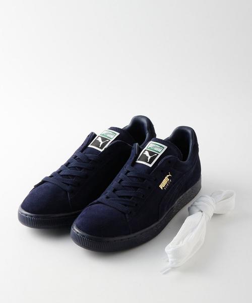 PUMA(プーマ)の「<PUMA> SuedeClassicIced/シューズ(スニーカー・メンズ・ネイビー/ライトグレー・27cm/26.5cm/27.5cm/26cm/28cm)」の2枚目の写真