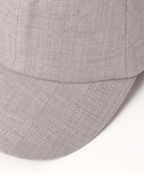 studio CLIP（スタディオクリップ）の「リネンベーシックキャップ（キャップ・レディース・キャメル/ライトグレー/ネイビー/ナチュラル/ブラック・FREE）」の14枚目の写真