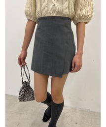 アシメデザインミニスカート