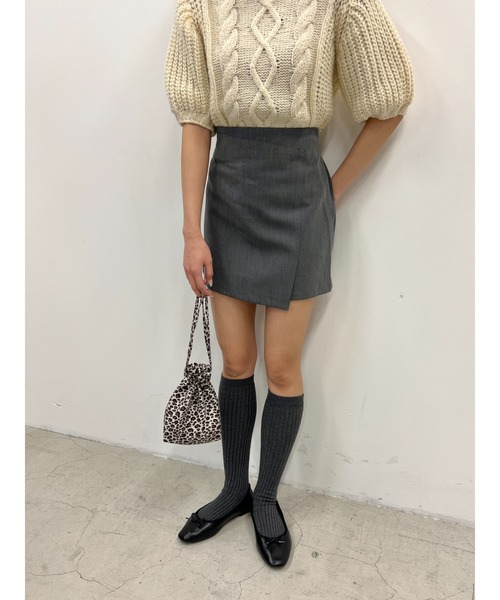 PHILLY（フィリー）の「アシメデザインミニスカート（スカート・レディース・ブラック/グレー・FREE）」の15枚目の写真