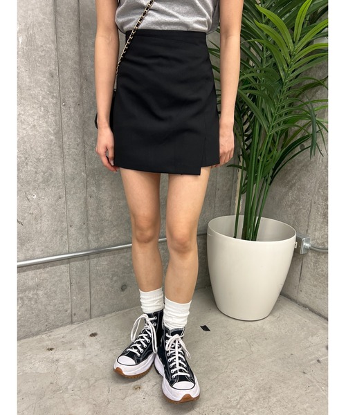 PHILLY（フィリー）の「アシメデザインミニスカート（スカート・レディース・ブラック/グレー・FREE）」の11枚目の写真