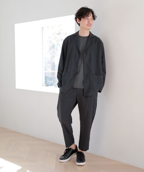 GLOBAL WORK（グローバルワーク）の「爽快DRYタッチパンツ/163298（その他パンツ・メンズ・ホワイト系その他2/その他/ネイビー/グリーン系その他7/ライトグレー/ブラウン・X-LARGE/LARGE/SMALL/MEDIUM）」の7枚目の写真