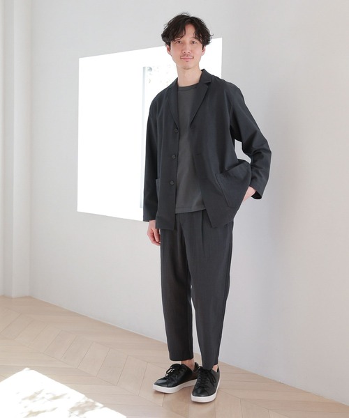 GLOBAL WORK（グローバルワーク）の「爽快DRYタッチパンツ/163298（その他パンツ・メンズ・ホワイト系その他2/その他/ネイビー/グリーン系その他7/ライトグレー/ブラウン・X-LARGE/LARGE/SMALL/MEDIUM）」の8枚目の写真