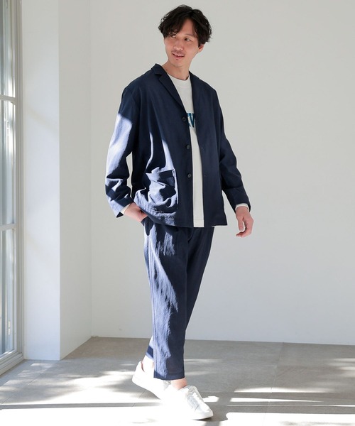 GLOBAL WORK（グローバルワーク）の「爽快DRYタッチパンツ/163298（その他パンツ・メンズ・ホワイト系その他2/その他/ネイビー/グリーン系その他7/ライトグレー/ブラウン・X-LARGE/LARGE/SMALL/MEDIUM）」の13枚目の写真