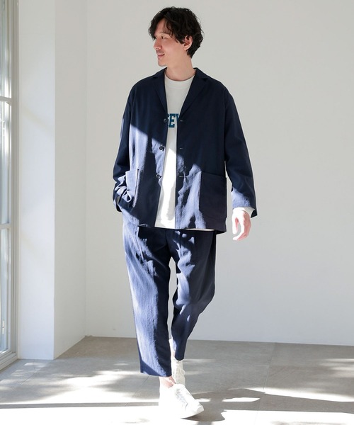 GLOBAL WORK（グローバルワーク）の「爽快DRYタッチパンツ/163298（その他パンツ・メンズ・ホワイト系その他2/その他/ネイビー/グリーン系その他7/ライトグレー/ブラウン・X-LARGE/LARGE/SMALL/MEDIUM）」の14枚目の写真