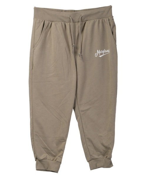 LUXSTYLE(ラグスタイル)の「ミニ裏毛スウェットクロップドパンツ(スウェットパンツ・メンズ・グレイッシュベージュ/杢グレー/ネイビー/ブラック・M/L/XL)」の12枚目の写真