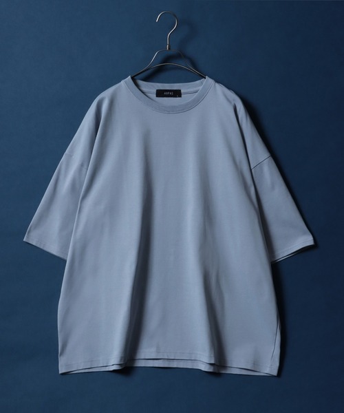 ANPAS(アンパス)の「ANPAS High Function Heavy Weight Big T-Shirt/ANPAS 別注 ヘビーウェイト ビッグシルエット Tシャツ UVカット 吸水速乾 接触冷感(Tシャツ/カットソー・メンズ・ブラック/グレイッシュベージュ/サックスブルー/チャコール/ホワイト・M/L)」の5枚目の写真