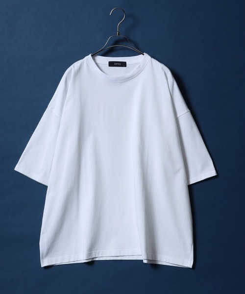 ANPAS(アンパス)の「ANPAS High Function Heavy Weight Big T-Shirt/ANPAS 別注 ヘビーウェイト ビッグシルエット Tシャツ UVカット 吸水速乾 接触冷感(Tシャツ/カットソー・メンズ・ブラック/グレイッシュベージュ/サックスブルー/チャコール/ホワイト・M/L)」の18枚目の写真