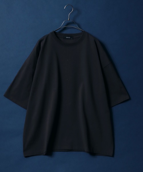 ANPAS(アンパス)の「ANPAS High Function Heavy Weight Big T-Shirt/ANPAS 別注 ヘビーウェイト ビッグシルエット Tシャツ UVカット 吸水速乾 接触冷感(Tシャツ/カットソー・メンズ・ブラック/グレイッシュベージュ/サックスブルー/チャコール/ホワイト・M/L)」の22枚目の写真