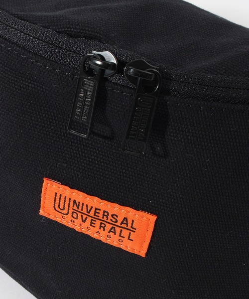 UNIVERSAL OVERALL（ユニバーサルオーバーオール）の「【UNIVERSAL OVERALL/ユニバーサルオーバーオール】スーベニアコットンウエストバッグ（ボディバッグ/ウエストポーチ・メンズ・ホワイト/ブラック・FREE）」の13枚目の写真