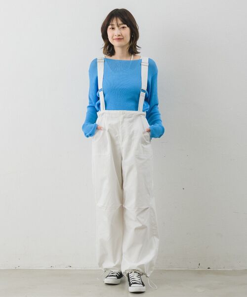 RETRO GIRL(レトロガール)の「サス付きミリタリーPT(その他パンツ・レディース・ブラック/グリーン/ナチュラル・FREE)」の4枚目の写真