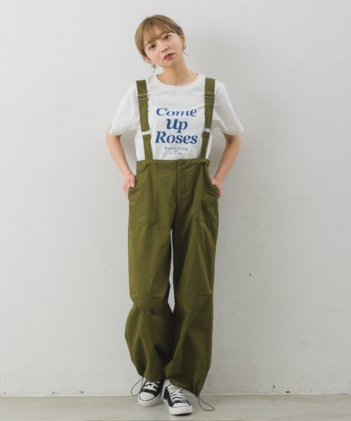 RETRO GIRL(レトロガール)の「サス付きミリタリーPT(その他パンツ・レディース・ブラック/グリーン/ナチュラル・FREE)」の9枚目の写真